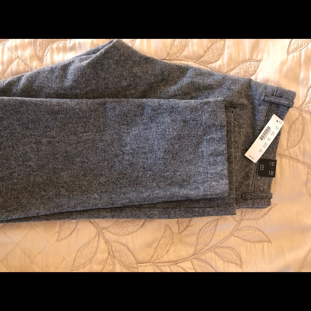 J crew 484 stretch pants. NWT. Gray color
